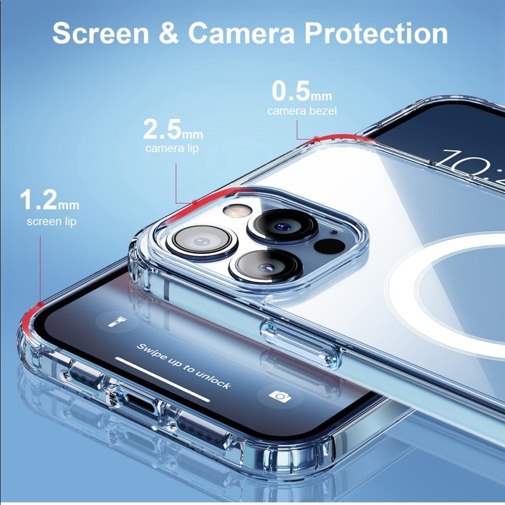 SAVJN MAGNETIC clear case for iPhone 13 pro MAX only. 📱